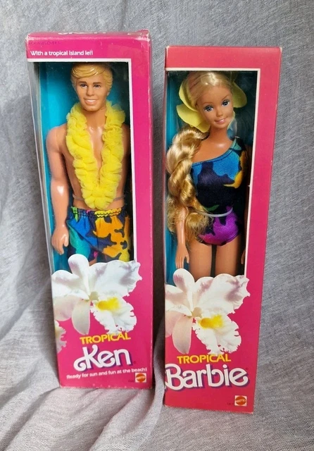 Vintage Poupée doll 1987 KEN TROPIQUES barbie Tropical #4060