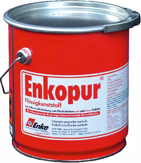 Enkopur® Flüssigkunststoff Abdichtung schwarz /grau für Beton Metall Bitumen