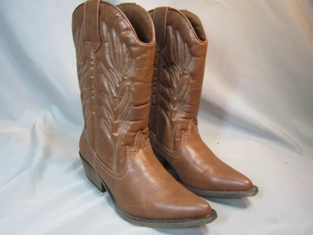 Candies Women's Cowboy Boots Size 7M Brown