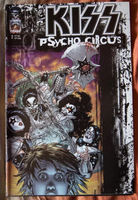 KISS PSYCHO CIRCUS comics McFarlane USA language # 2 fumetti hard rock original