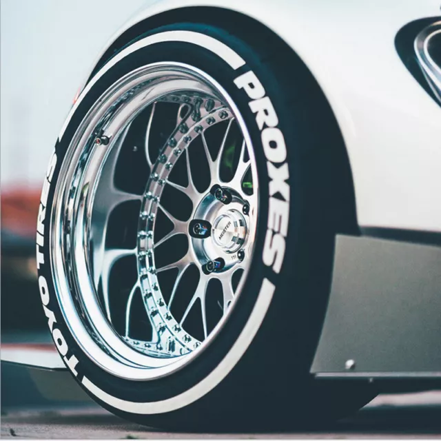 4 Sets TOYO TIRES PROXES Tire Lettering Sticker 1.20" Fits 15"-24" W/ Stripes 4 Sets TOYO TIRES PROXES Tire Lettering Sticker 1.20" Fits 15"-24" W/ Stripes