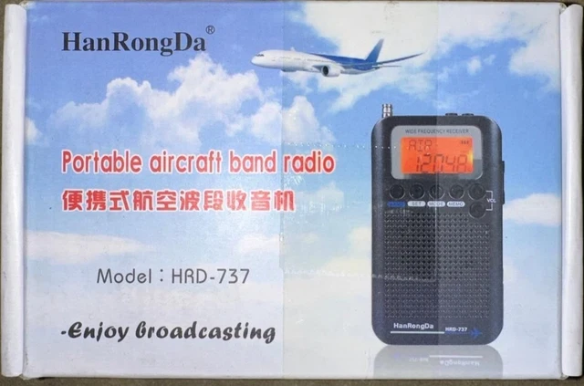 HANRONGDA HRD-737 FULL Band Radio Aircraft Receiver AM/SW/CB/Air/VHF ...