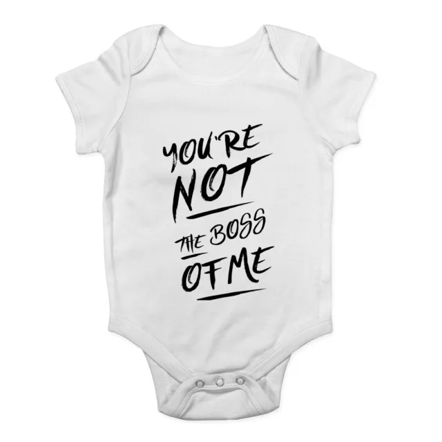 Gilet You're not the boss of me Baby Grow body Ragazzi Ragazze