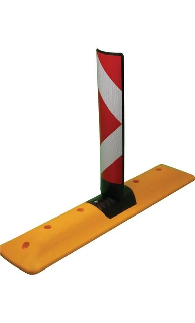 Soglia guida L1000xB220xH650mm PPC giallo segno visivo riflettente m.RA2 pellicola
