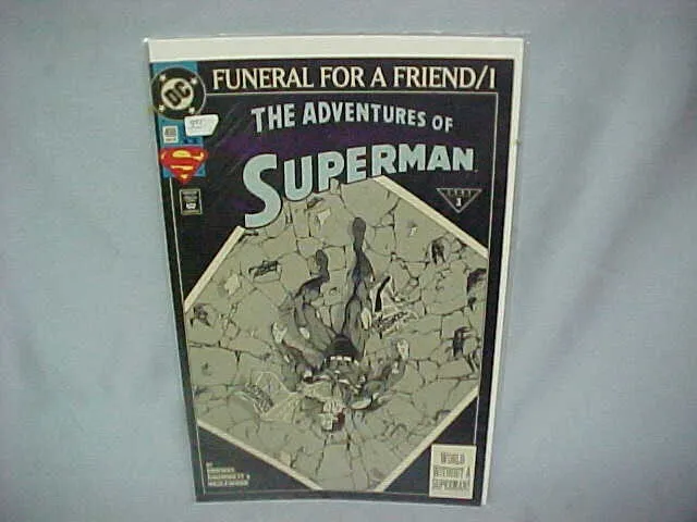 1993 DC Comics Funeral For A Friend/1 The Adventures Of Superman Comic Book #1