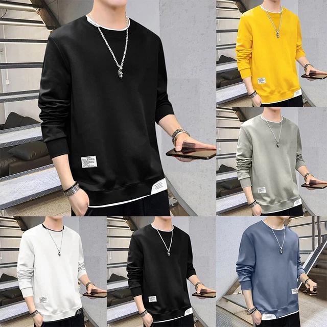 t shirt dété décontracté à manches courtes col ras cou homme t shirt dété décontracté à manches courtes col ras cou homme