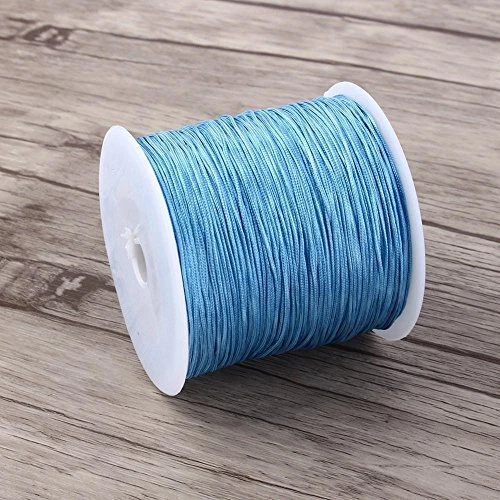 Nylonschnur, Haofy 100 m x 0,8 mm Nylon Schnurkabel Perlenstring, Makramee 3