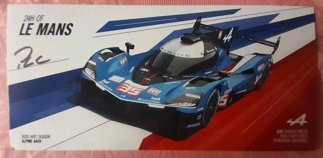 24 HEURES DU MANS 2025 CARTE CARD ALPINE ENDURANCE TEAM #36