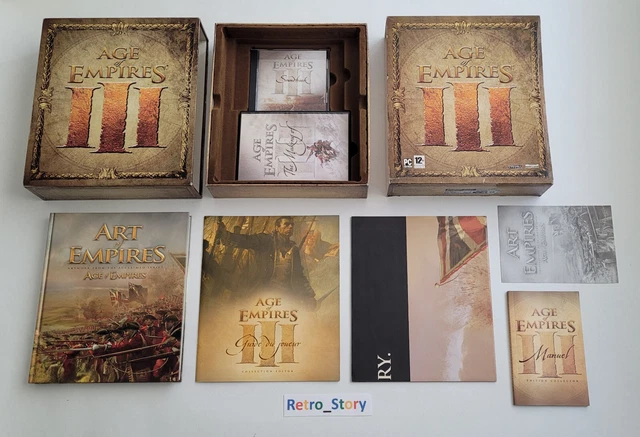 Age Of Empires Collector Edition PC - Boîte Big Box Avec Extensions Pour AOE 1 Et 2 - Très Bon état