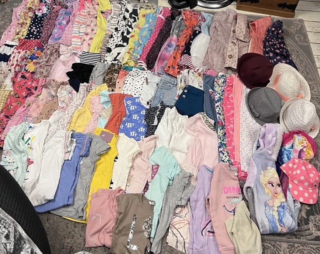 Pacchetto di vestiti per ragazze età 4-5 anni GEORGE NEXT M&S lotto grande in perfette condizioni