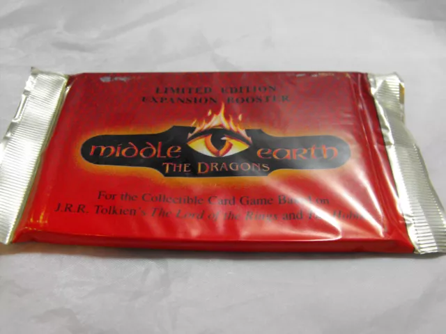 Middle Earth The Dragons Sealed Booster Pack Of 15 Cards