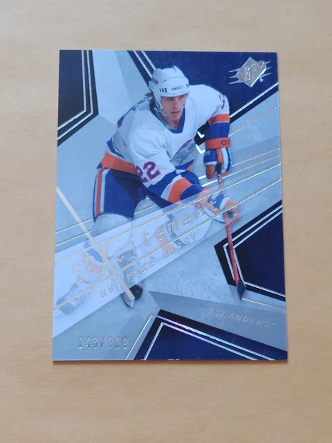 2008-09 SPX Spxcitement #X44 Mike Bossy #/999 New York Islanders