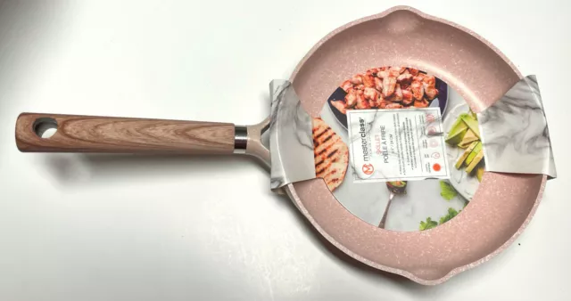 NEW - MASTERCLASS Premium Cookware 9.5 Skillet - PINK OMBRE - for