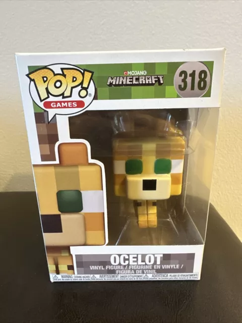 FUNKO POP! Games: Minecraft - OCELOT (318) Collectible Figure