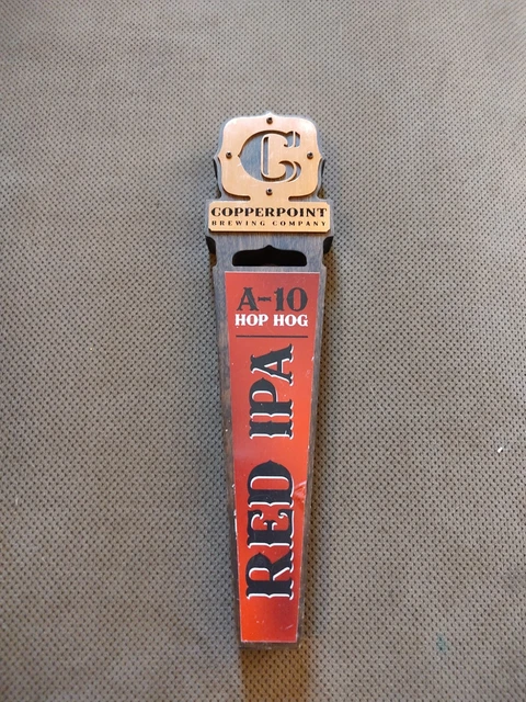Copperpoint Brewing Company Lager Beer Tap Handle 11" Tall Interchangeable Panel