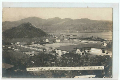 PANAMA #17623 GENERAL VIEW OF BALBOA LOOKING TOWARDS ADMINISTRATION BUILDING 