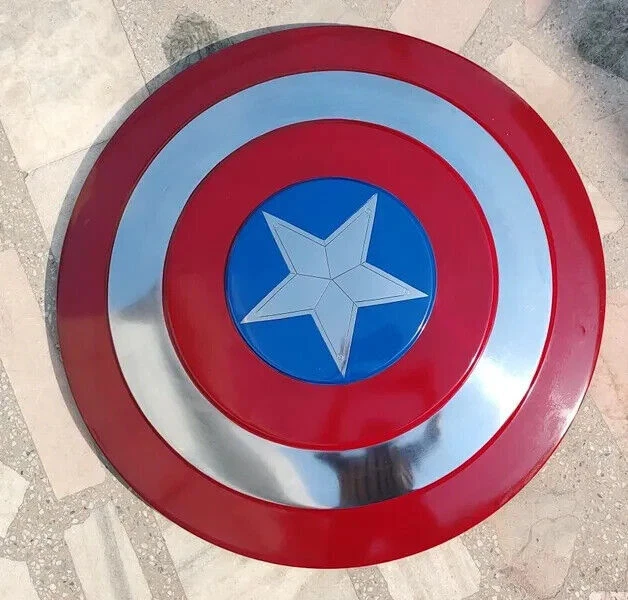 Bouclier Capitaine Carter Marvel What If ? - Réplique En Métal 61 Cm, 3,6 Kg, Cosplay Et Collection - 5