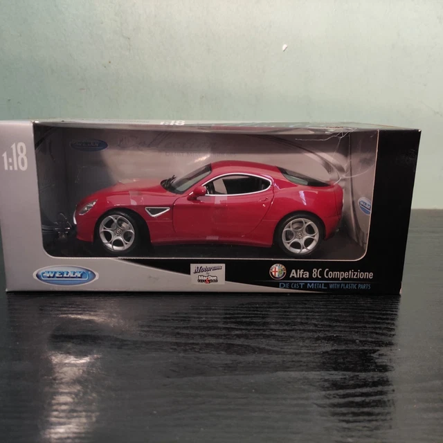 美品⭐︎Welly Alfa 8C Competizione 1:18 ALFA ROMEO 8C