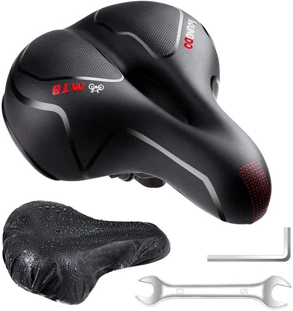 Fahhrad Sattel Fahrradsitz Gelsattel Bequem Tourensattel Trekking Damen Herren