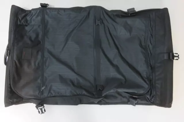 Tumi Garment Bag Black Ballistic Nylon Bi-Fold Carry-On Suit 24" x 18" 3