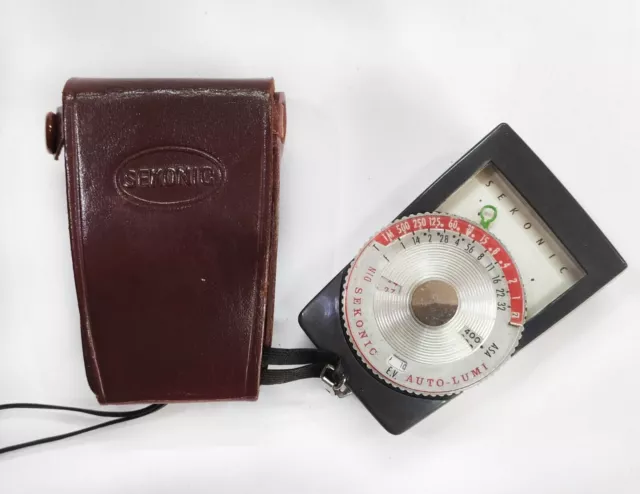 Vintage Sekonic Auto-Lum 1 Medidor de luz Condición de trabajo Envío gratis