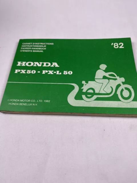 Honda PX50-PX-L 50 Fahrer Handbuch Owner’s Manual ‘82 B0271