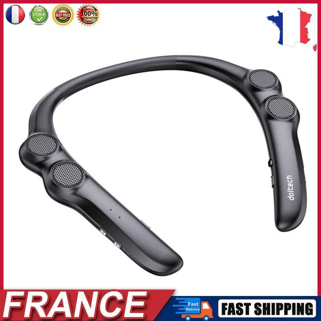 Wearable Bluetooth-compatible Speaker Hang Neck Wireless Sound Box 4 Speakers fr