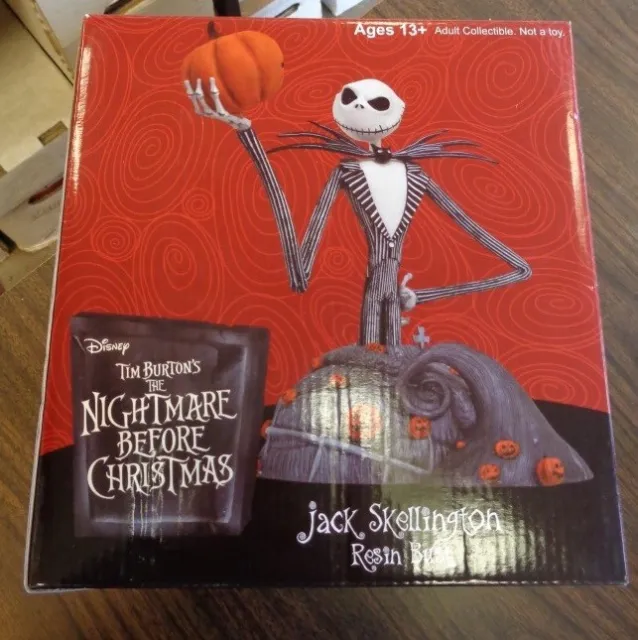 Nightmare Before Christmas Jack Skellington Resin Bust (DAMAGED) (C)<