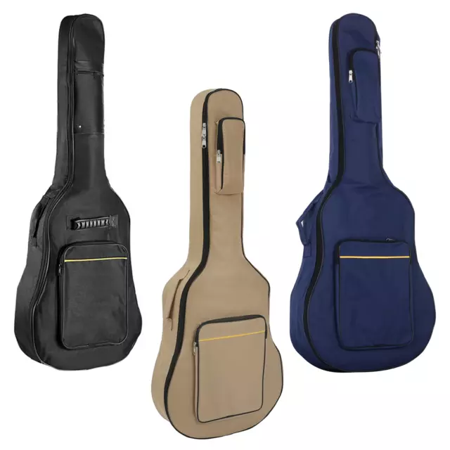 TRIXES Full Size Guitar Bag with Straps *All Colours* NEW Waterproof Padded Case