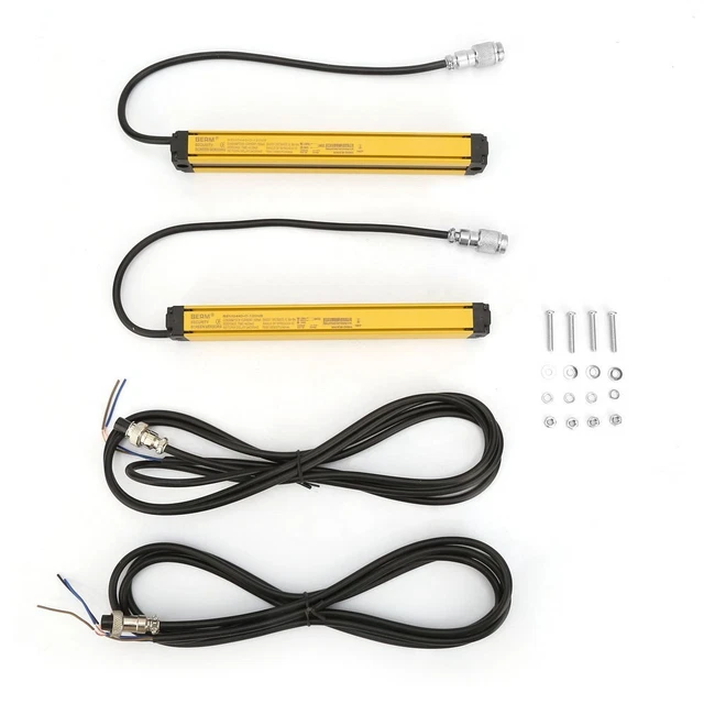 AUTOMATION SAFETY LIGHT Curtain with NPN Output and 10 to 30 Volt Input ...