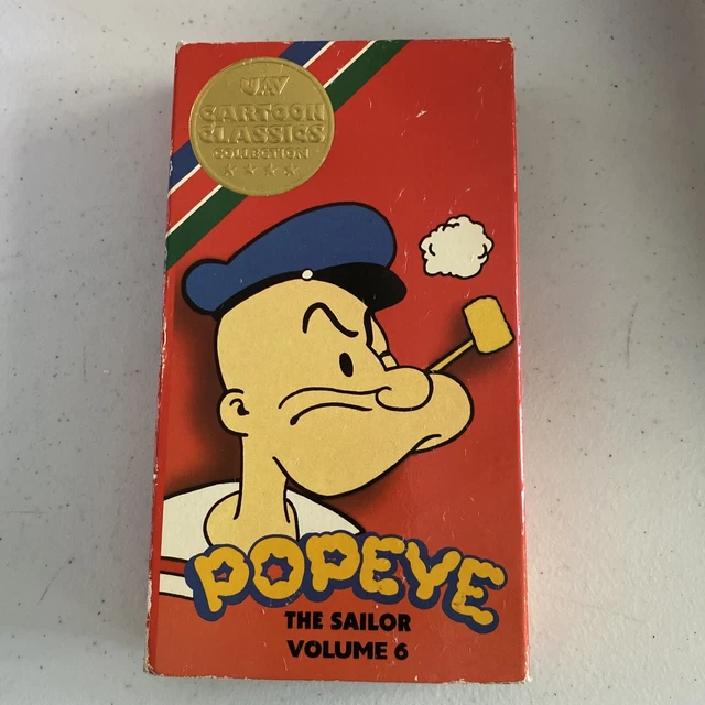 POPEYE THE SAILOR Volume 6 Cartoon Classics Collection VHS