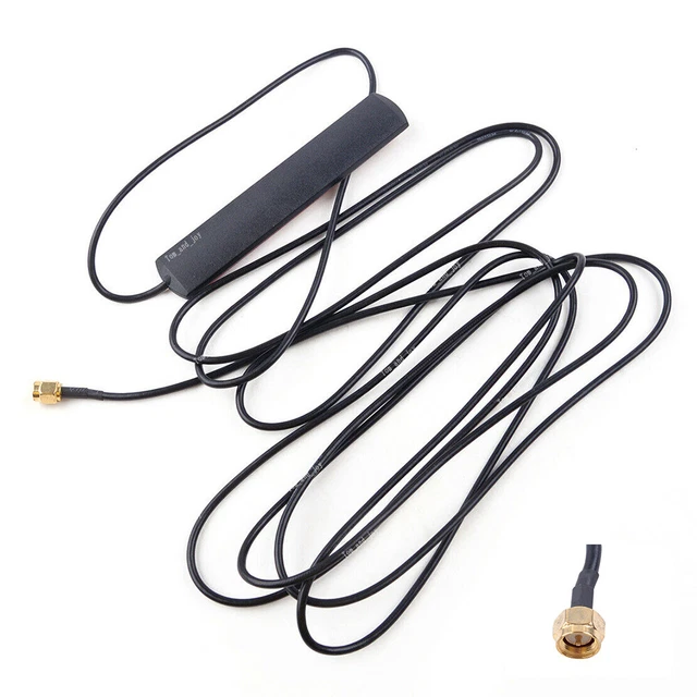 3M CAR WINDSHIELD Mount Radio SMA Signal Antenna Aerial Patch Black