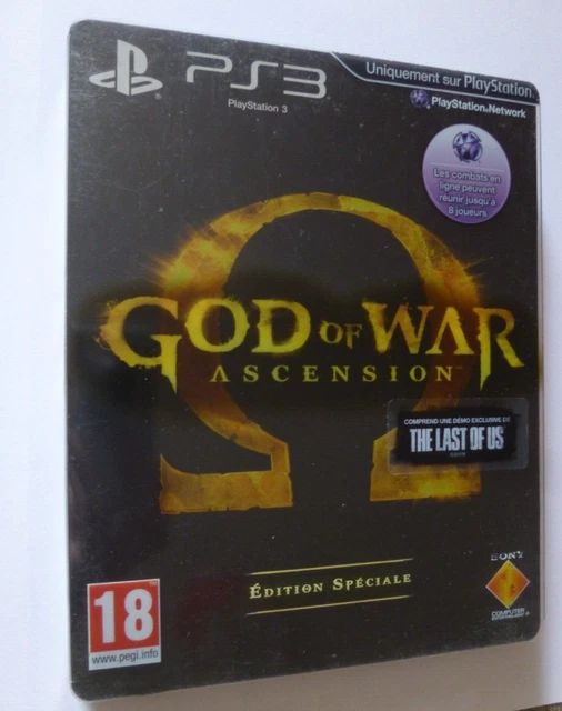 Jeu PS3 God Of War Ascension - Édition Steelbook Complète En Bon état
