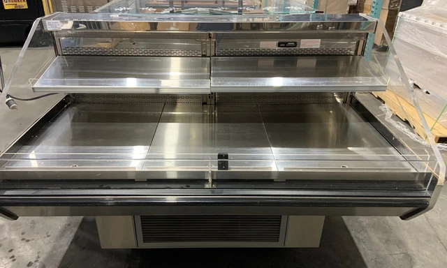 Hussman Q2-Ss-6-S Open Air Grab N Go Deli Produce Merchandiser Cooler