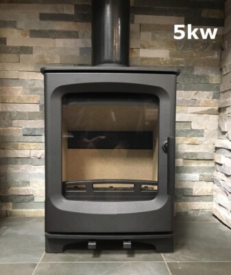Nordica Stufa a Legna NORDICA SUPER JUNIOR in acciaio Smaltato 5 kw 143 mq Colore Verde 