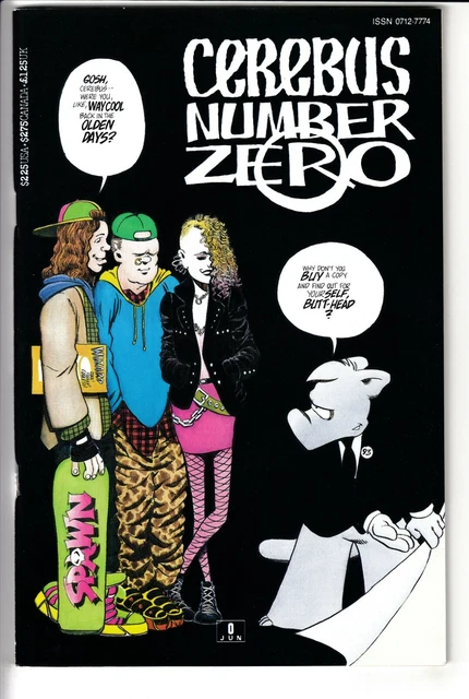 CEREBUS NUMBER ZERO #0, VF, Aardvark-Vanaheim (1993)