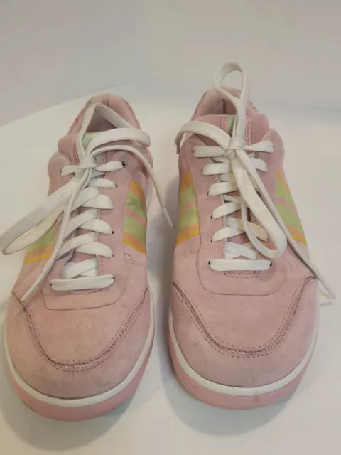 Womens Polo Ralph Lauren Pink Tennis Shoes Size 8