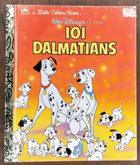A Little Golden Book - Walt Disney's 101 Dalmatians 1991 Excellent Condition