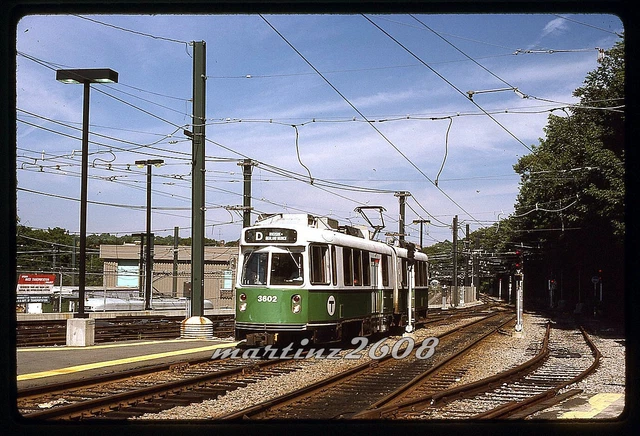 (Db) Orig. Traction/Trolley Slide Mbta (Boston, Ma) 3602