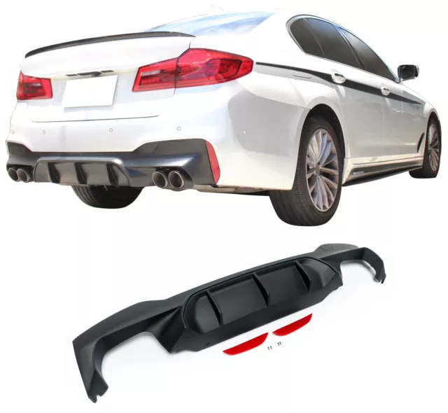 Pour BMW G30 G31 Pack M Diffuseur Spoiler Rajout De Pare-Choc Arrière 2017-