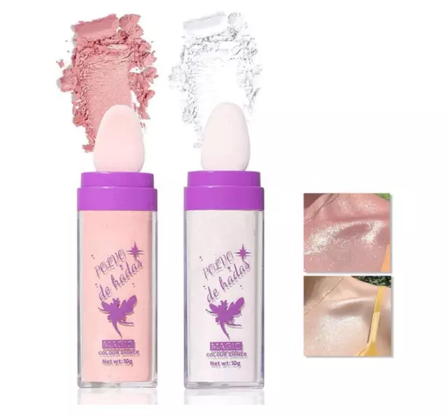 Fairy Dust Highlighter Powder, Glamaz Highlight Powder Stick