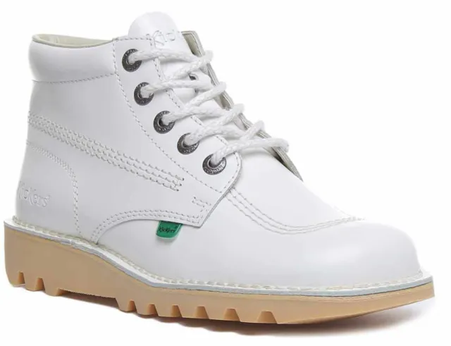 Kickers Kick Hi Kickers Kick Hi Core Lace Up In White Size US 4 - 13