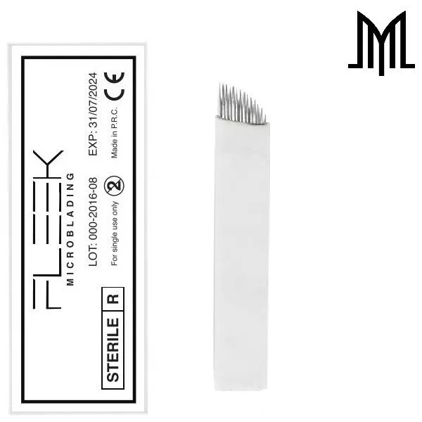 FLEXIBLE Microblading Needles - SPMU Permanent Makeup Manual Eyebrow Blade - CF