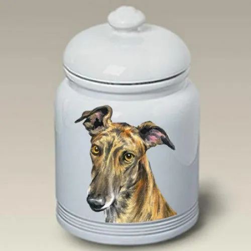 Greyhound Ceramic Treat Jar BVV 23036
