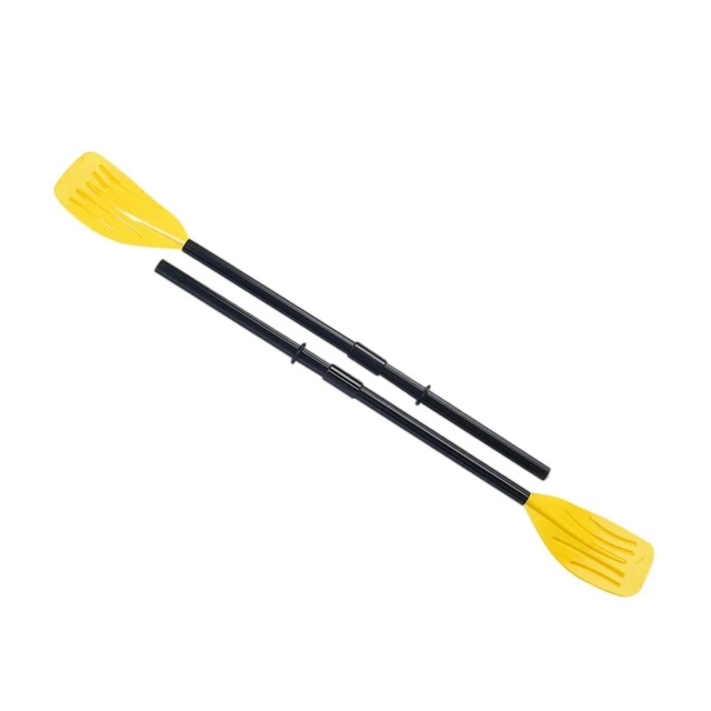 Paquet de 2 rames de bateau côtelées 122 cm pagaie de canoë-kayak portable