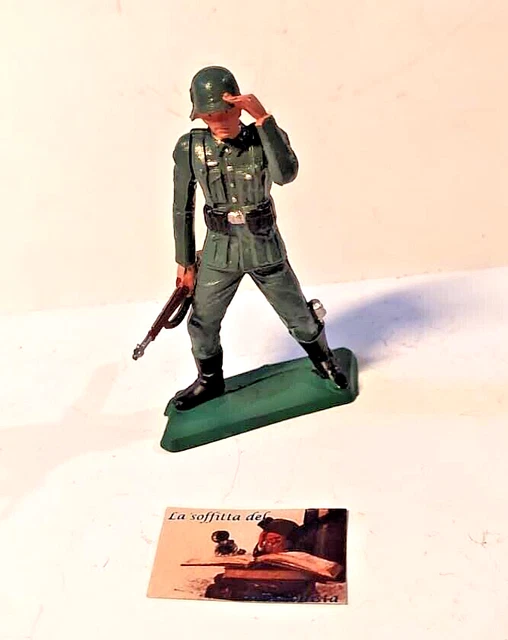 Soldat Publicitaire Dofo Crem Dofino - Plastique Dur Bleu - Figurine Vintage