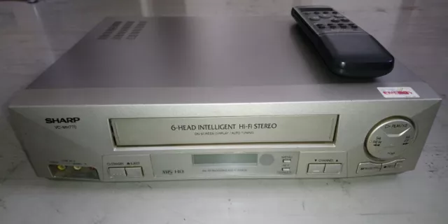 VHS Videorekorder Videorecorder SHARP VC-MH770 mit Fernbedienung funktionsfähig