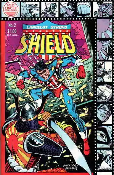 Lancelot Strong, the Shield #2 VG; Red Circle | low grade comic - we combine shi
