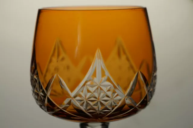 Verre en cristal signé Baccarat couleur XXe roemer du rhin