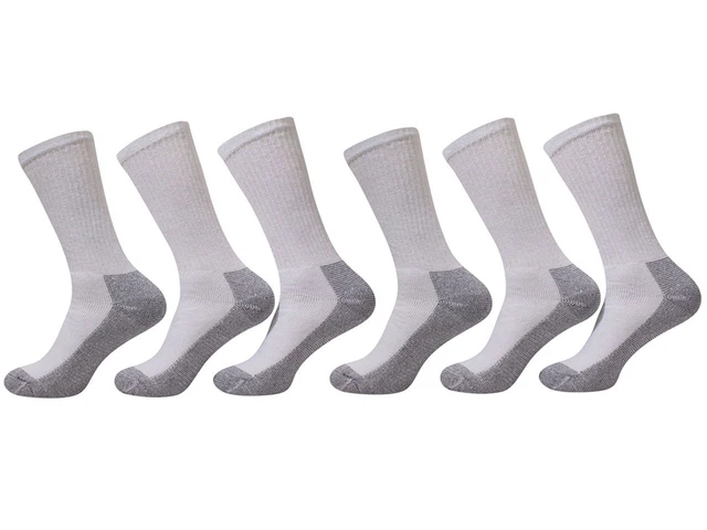 thumbnail image 2 of Fruit Of The Loom Work Gear Heavy Duty Crew Socks - 6 Pair Pack, Men's Size 6-12 2 of 6